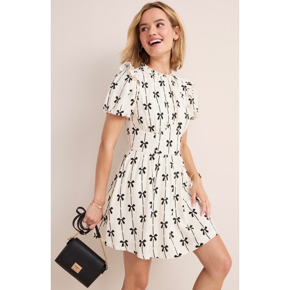 Francesca's Bow Stripe Mini Dress, Women's size XL